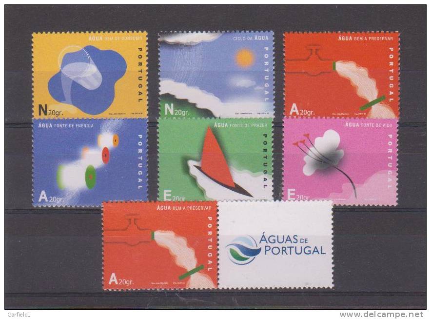 Portugal 2006 Mi.Nr. 3036 / 41 + 3038 Mit Zierfeld , Wasser - Postfrisch / MNH / (**) - Unused Stamps