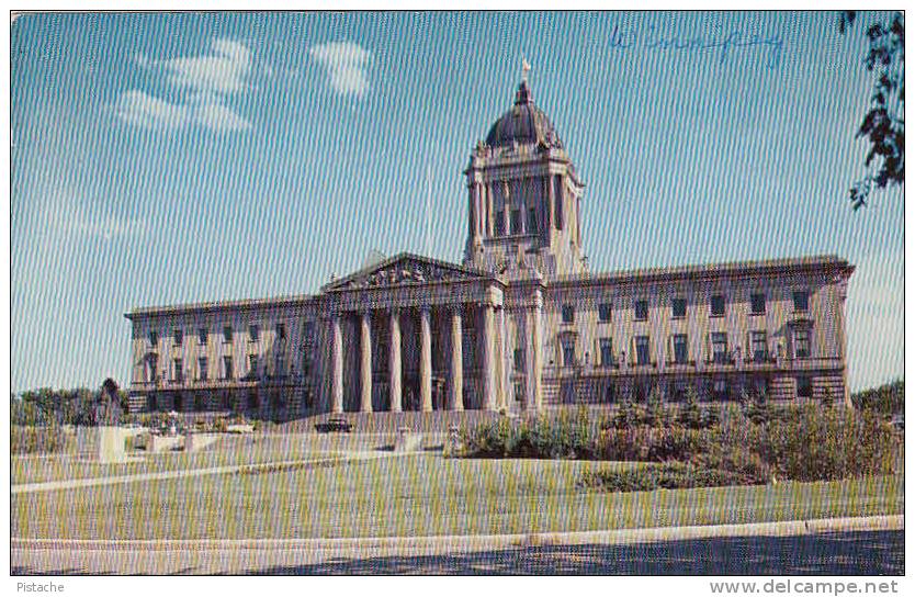 Winnipeg Manitoba Canada - Parliament - Stamp & Postmark 1959 - 2 Scans - Good Condition - Winnipeg