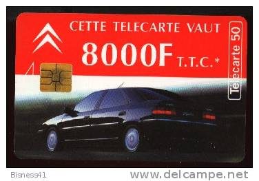 Télécarte 50u Utilisée Luxe     Citroën Xantia      F537   Du 12/ 1994 - “600 Agences”