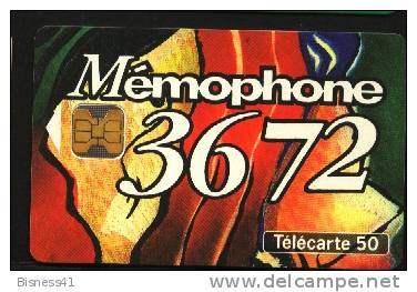 Télécarte 50u Utilisée Luxe    36.72 Memophone Duo      F427   Du 09/ 1993 - “600 Agences”