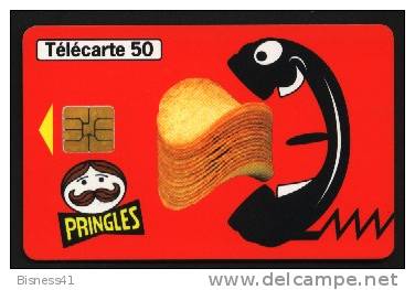 Télécarte 50u Utilisée Luxe    Pringles      F888   Du 06/ 1998 - 600 Bedrijven
