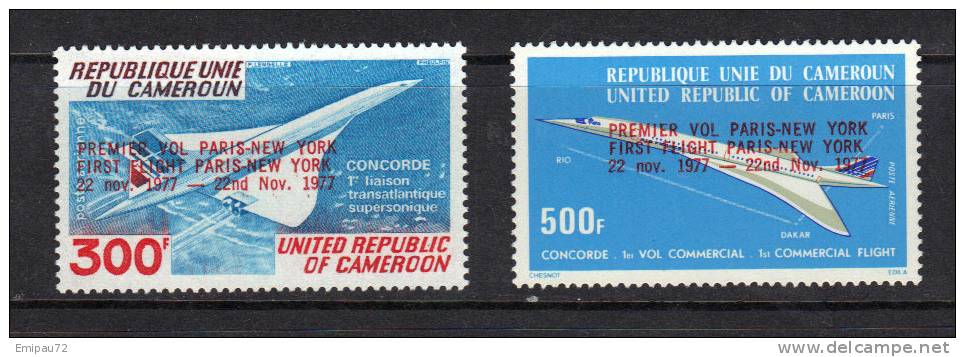 CAMEROUN- Poste Aerienne N°278 Et 279-Neufs Sans Charnière - Concorde
