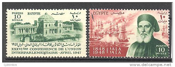 Egypte: Yvert 254* 263* - Unused Stamps