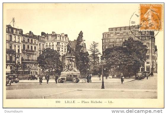 CPA LILLE - PLACE RICHEBE - Lille