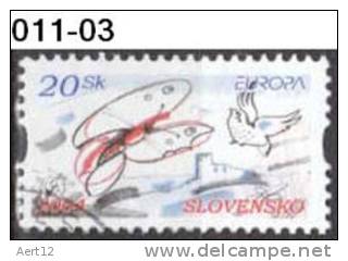 SLOVAKIA, 2004,  Europa-CEPT, Cancelled (o), Sc. 454. - 2004