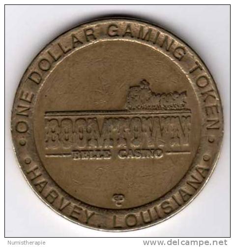 Jeton De Casino à Harvey, Louisiana : Boomtown Belle Casino $1 Gaming Token - Casino