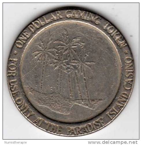 Bahamas Paradise Island Casino : 1 Dollar Gaming Token 1979 - Casino