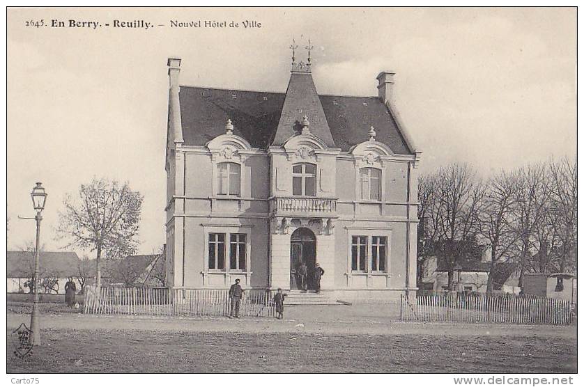 Reuilly 36 - Place - Mairie - Autres & Non Classés