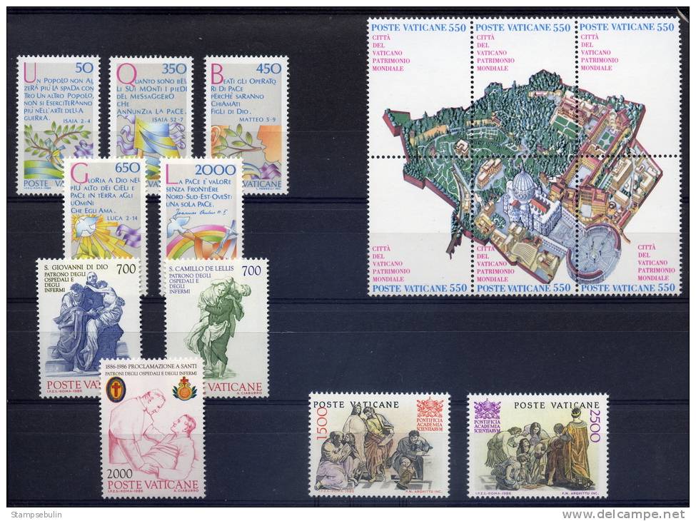 1986 COMPLETE YEAR PACK MNH ** - Années Complètes