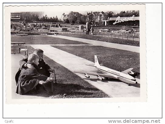 Avion Miniature (maquette) Pan American / Au Dos Publicité Liveroil (Thème Médecin-Médical-Pharmacie) - 1946-....: Moderne