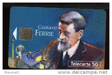 Télécarte 50u Utilisée Luxe    Gustave Ferrié- Figurines Télécom 8 - SN       F436D  Du 03/ 1994 - “600 Agences”