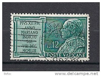 197  (OBL)  Y&T   (Pie XII)  "VATICAN"  52/16 - Used Stamps