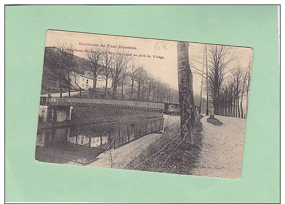 CPA - VILLEY SAINT ETIENNE - Le Pont Du Canal Au Pied Du Village - 1910 - Environs De TOUL Illustrés- - Autres & Non Classés