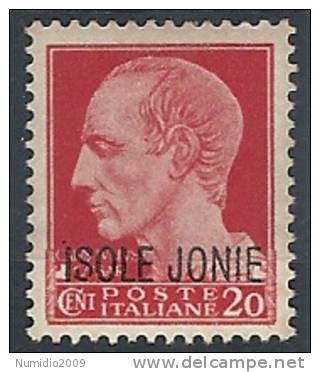 1941 ISOLE JONIE EFFIGIE 20 CENT MH * - RR9731 - Ionian Islands