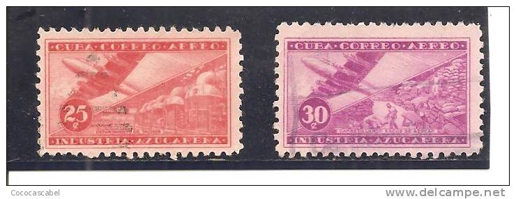 Cuba - Yvert  Aéreo-95, 98-101 (usado) (o) - Luftpost