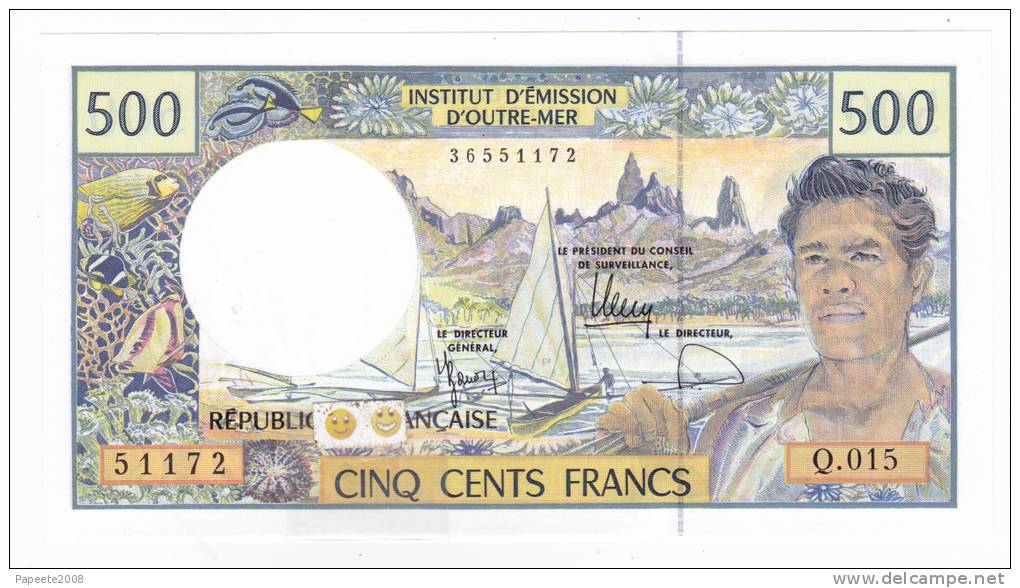 Polynésie Française - 500 FCFP - Q.015 / 2011 / Signatures Barroux-Noyer-Besse - Neuf  / Jamais Circulé - Territorios Francés Del Pacífico (1992-...)