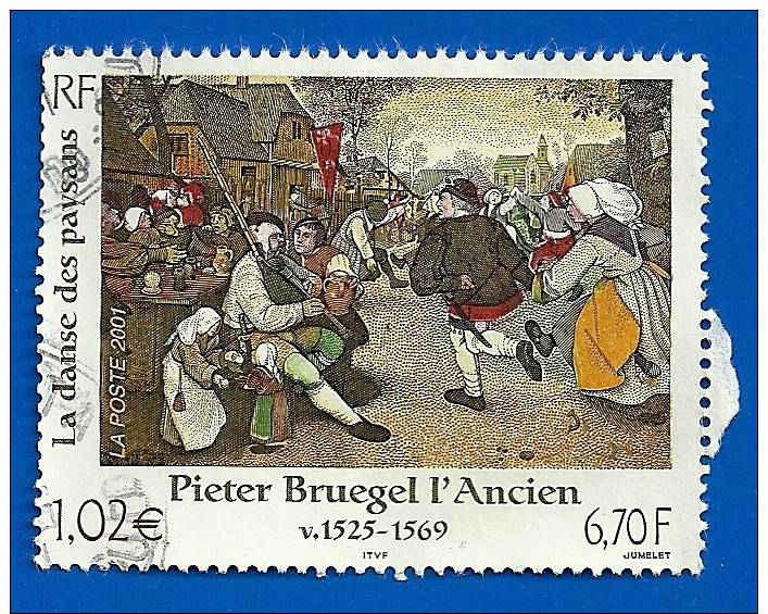 Année 2000 - Timbre Oblitéré N° 3369 Y&T (3) - Used Stamps