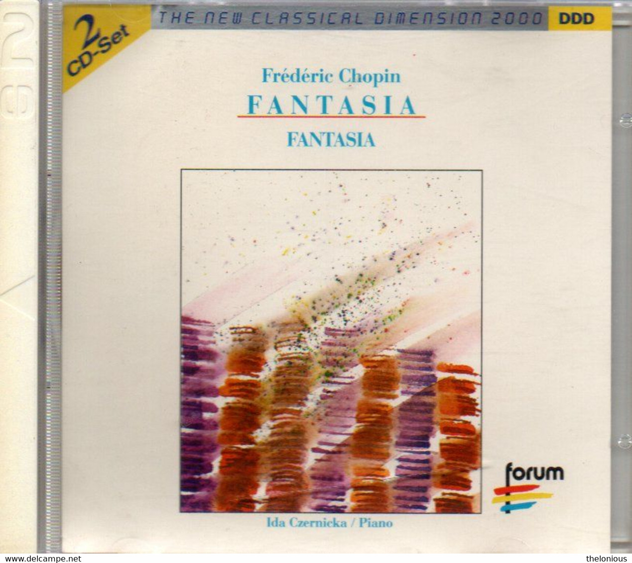 # 2 CD - Frederic Chopin - Fantasia - Ida Czernicka (pianoforte) - Klassik