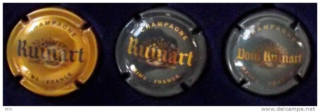 Capsules RUINART ; Lot De 3 (inclus Un Don Ruinart) - Ruinart Ruinart Reims