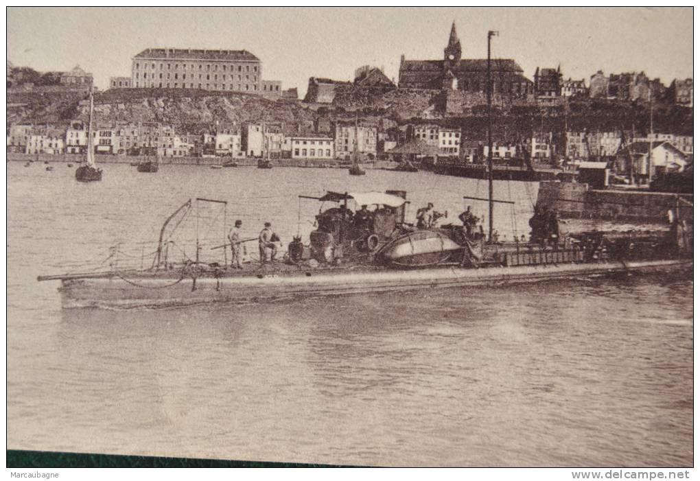 Granville, Torpilleur Dans Le Port, Animée, Soldats, Bateaux - Granville