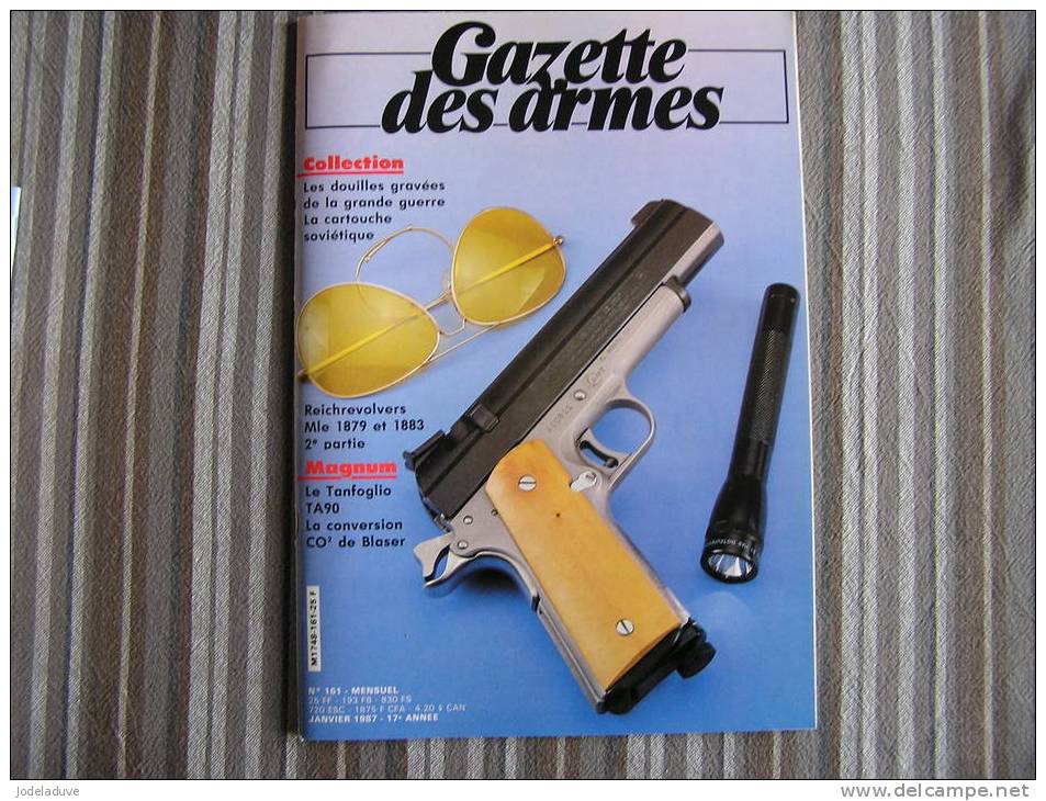 LA GAZETTE DES ARMES N° 161  Armement Pistolet Revolver Fusil  Baïonette Poignard Dague Guerre War  WW II Empire - Armes