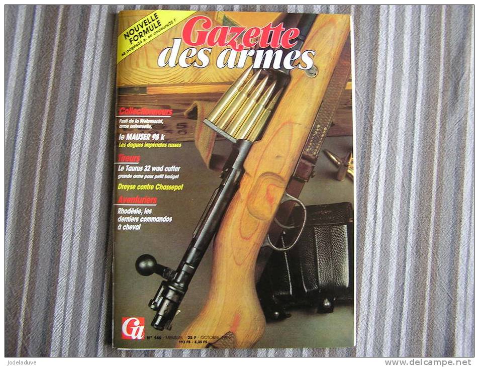 LA GAZETTE DES ARMES N° 146  Armement Pistolet Revolver Fusil  Baïonette Poignard Dague Guerre War  WW II Empire - Weapons