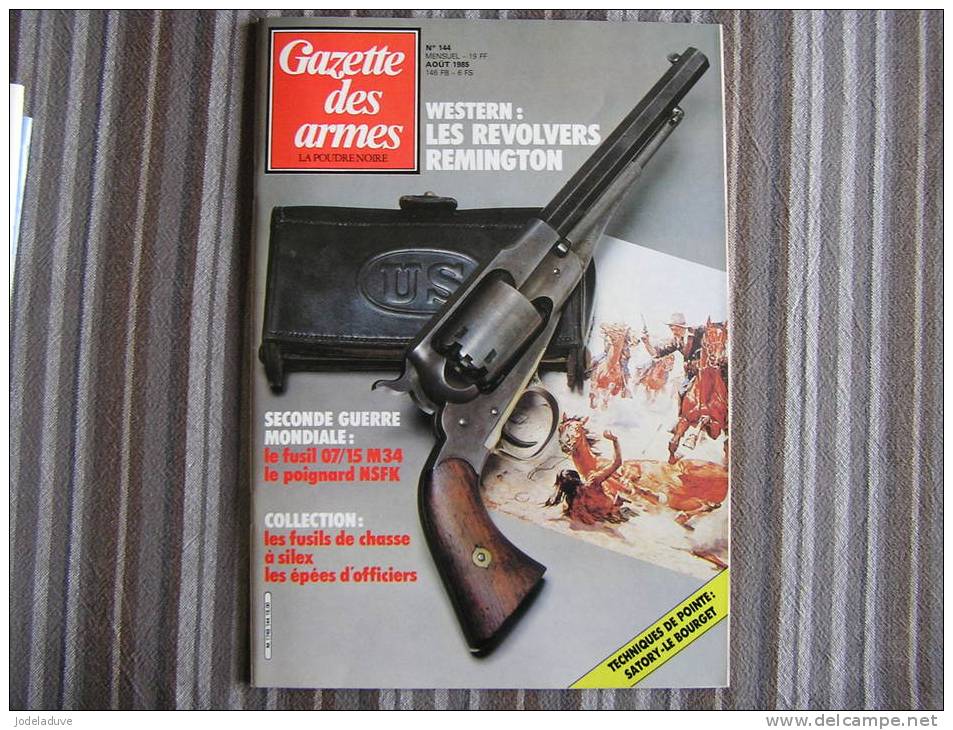 LA GAZETTE DES ARMES N° 144 Epuisé  Armement Pistolet Revolver Fusil  Baïonette Poignard Dague Guerre War  WW II Empire - Weapons