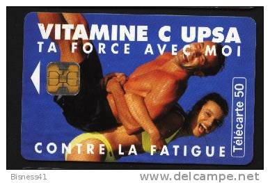 Télécarte 50u Utilisée Luxe    Vitamine C UPSA        F714A  Du 01/ 1997 - 600 Bedrijven