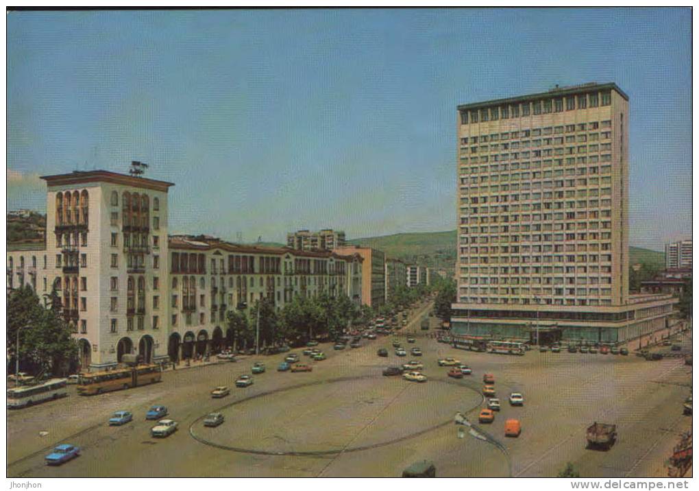 Georgia-Postcard 1983- Tbilisi -Square Ordjonikidze - Géorgie