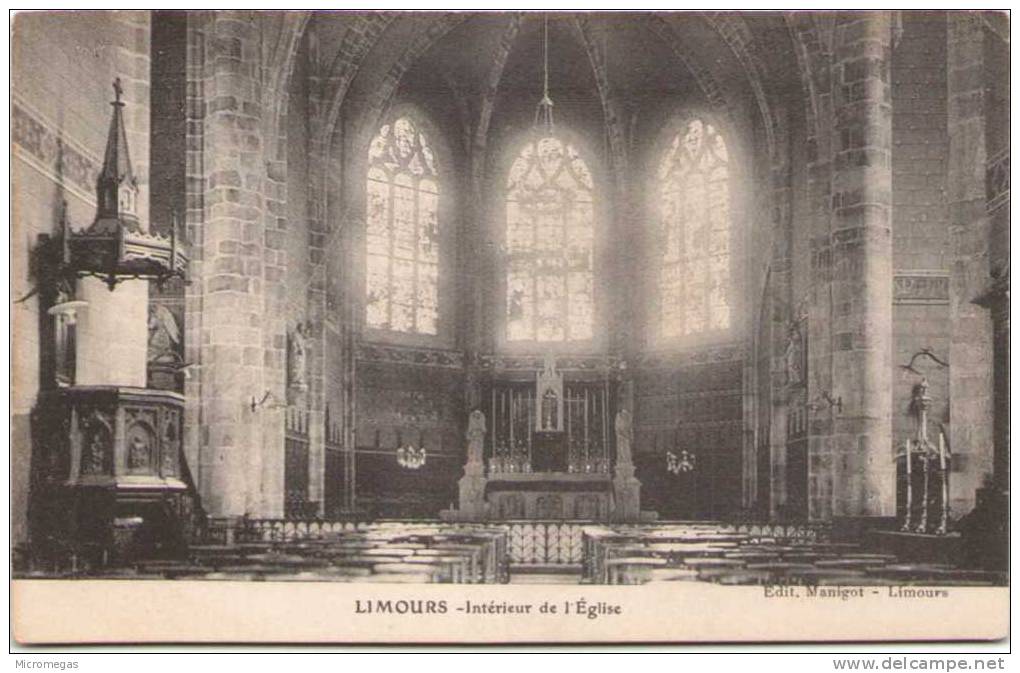 LIMOURS - Intérieur De L'Eglise - Limours