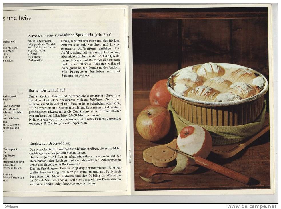 Recette Fromage Blanc Par Federation Lait Suisse 1967 Theme Pomme - Essen & Trinken