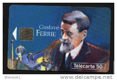 Télécarte 50u Utilisée Luxe   Gustave Ferrié Figure Télécom 8 SN         F436D     Du 03/ 1994 - “600 Agences”