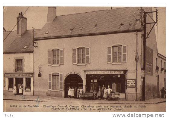 ARTENAY HOTEL DE LA FONTAINE  CHAUFFAGE CENTRAL GARAGE - Artenay