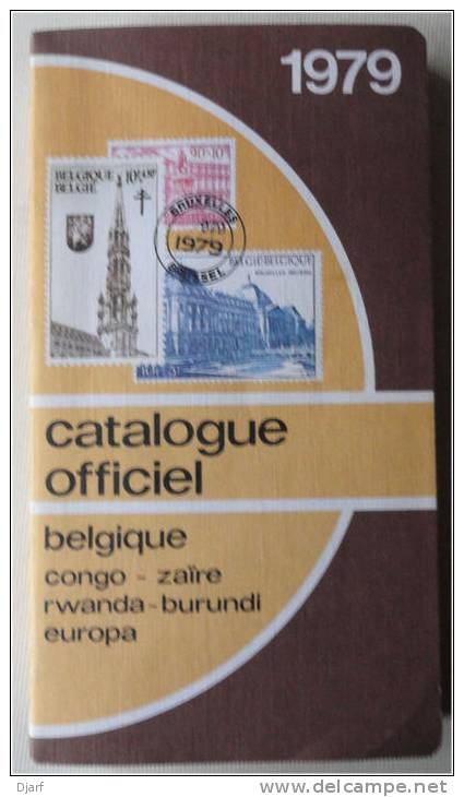 008 - Catalogue Officiel De Belgique 1979 + Congo + Rwanda + Burundi - Bélgica