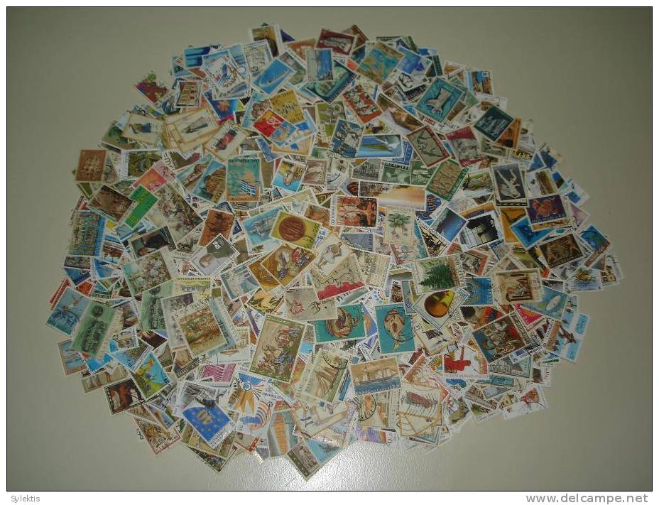 GREECE 1000 ALL DIFFERENT USED - Vrac (min 1000 Timbres)