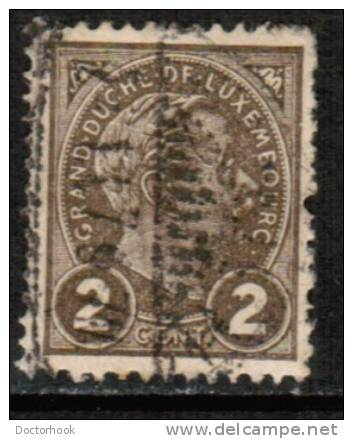 LUXEMBOURG   Scott #  71  F-VF USED - 1895 Adolphe Right-hand Side