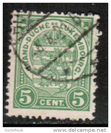 LUXEMBOURG   Scott #  78  F-VF USED - 1907-24 Abzeichen