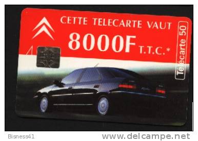 Télécarte 50u Utilisée Luxe  CITROËN XANTIA         F537A   Du 12/ 1994 - 600 Agences