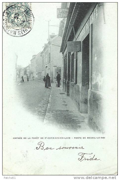 MESNIL-LE-ROI - Entrée De La Forêt De St-Germain-en-Laye - 1904 - Autres & Non Classés