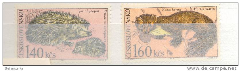 Ceskoslovensko Nr : 1595 - 1596 ** MNH (zie Scan) - Neufs