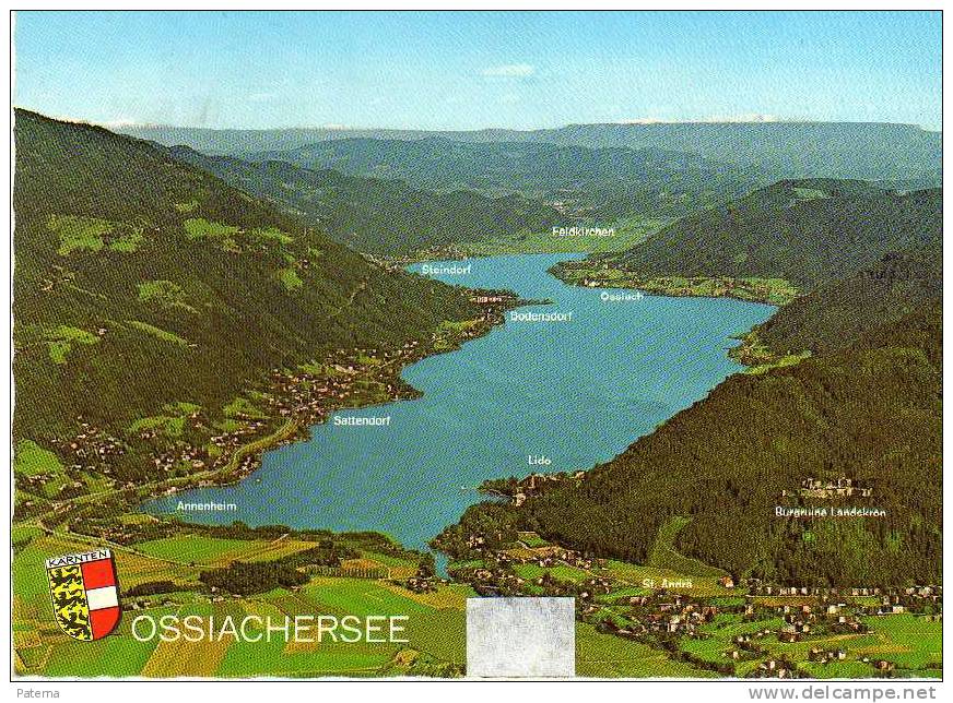 3351 Postal BODENSDORF Ossiachersee  1984, Flamme , Turístico, Vela - Lettres & Documents