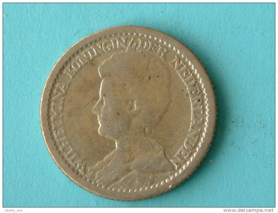 1917 - 25 CENTS / KM 146 ( Silver - Uncleaned Coin / For Grade, Please See Photo ) !! - 25 Cent