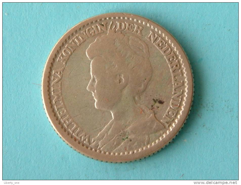 1918 - 25 CENTS / KM 146 ( Silver - Uncleaned Coin / For Grade, Please See Photo ) !! - 25 Centavos