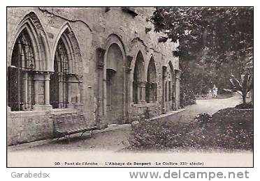 CPA De PONT DE L'ARCHE - L'Abbaye De Bonport - Le Cloître. - Pont-de-l'Arche