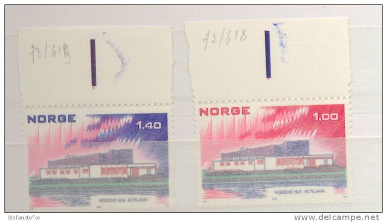 Norge Nr :  618 - 619 ** MNH (zie Scan) - Unused Stamps