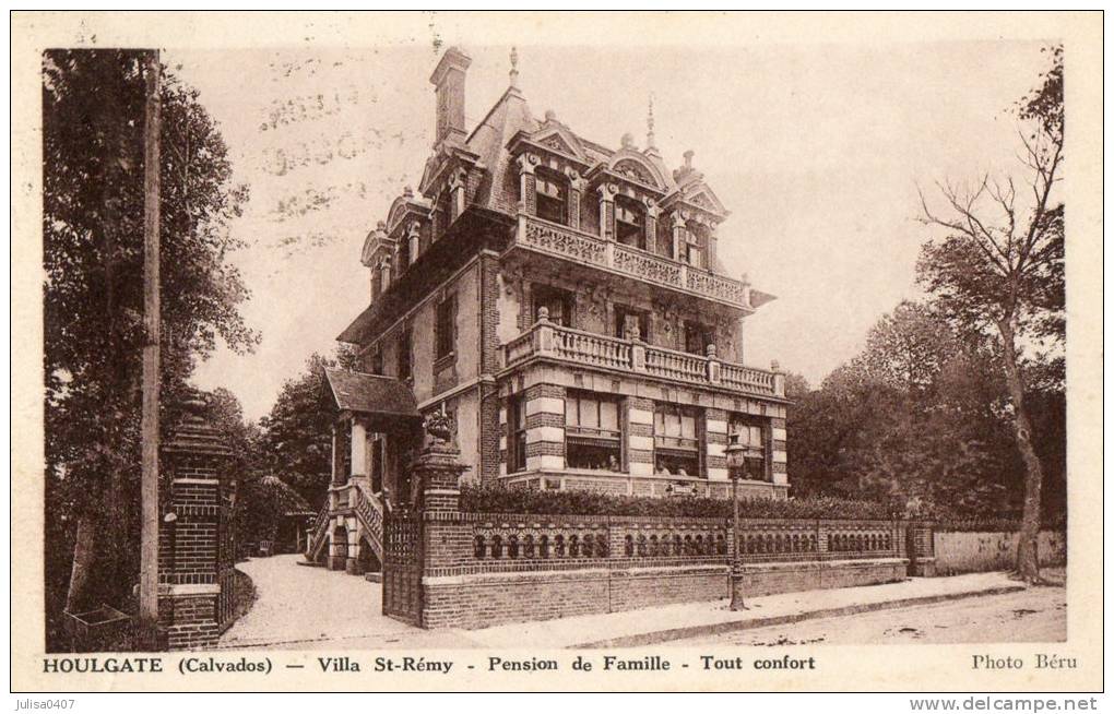 HOULGATE (14) Façade De La Villa Saint Remy Pension De Famille - Houlgate