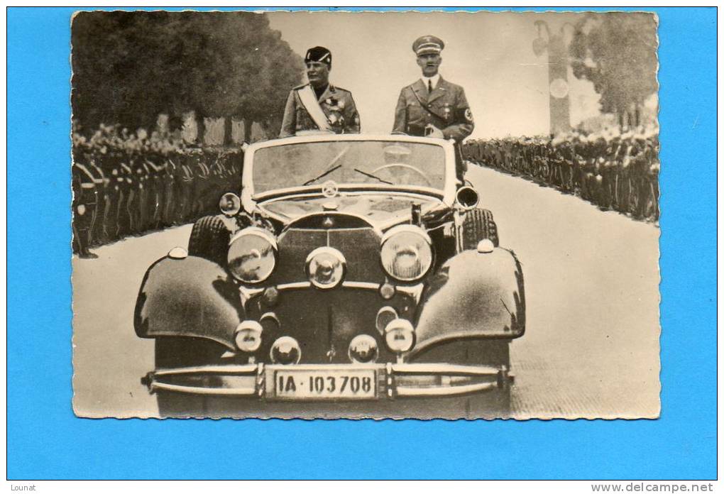 Voiture Personnelle De Parade De HITLER - Fabrication 1942 - 200km.heure - Personnages