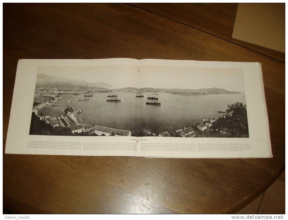 115 Ans D'âge PANORAMA  RADE De VILLEFRANCHE: 67 Cm X 27 Cm   ENVOI Privilège  MONDE ENTIER  Voir Annonce N° 150313760 - Anciennes (Av. 1900)