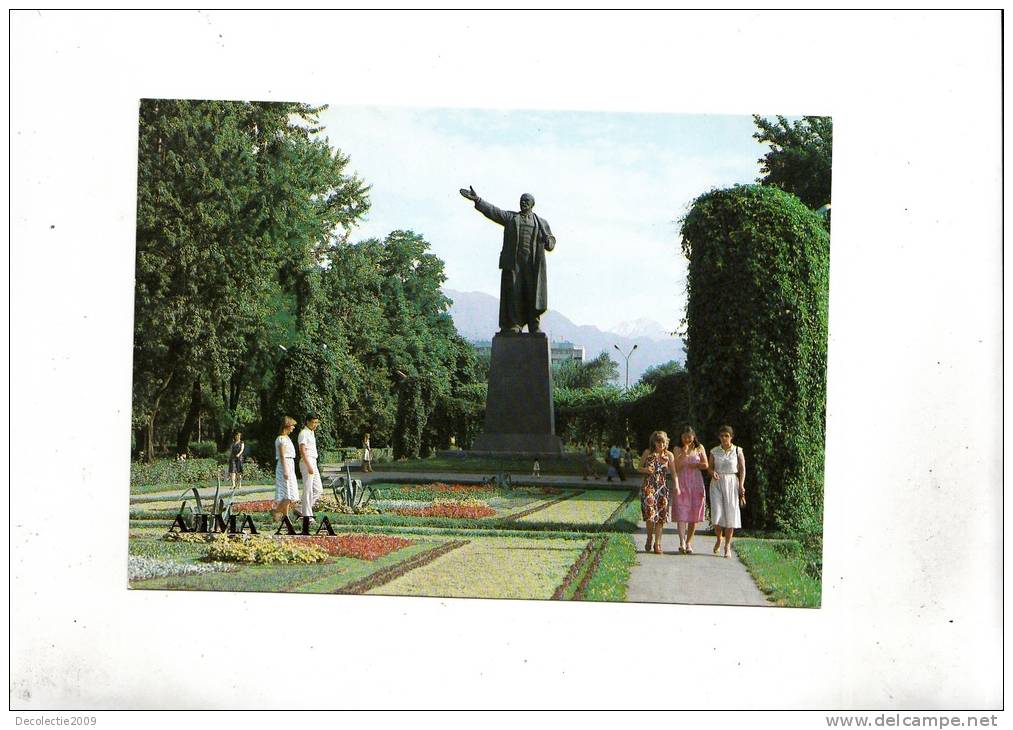 ZS17230 Alma Ata Monument To Lenin  Not Used Good Shape - Kasachstan