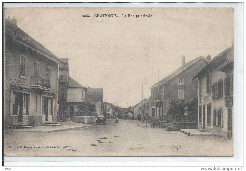 CHATENOIS - La Rue Principale - Châtenois-les-Forges